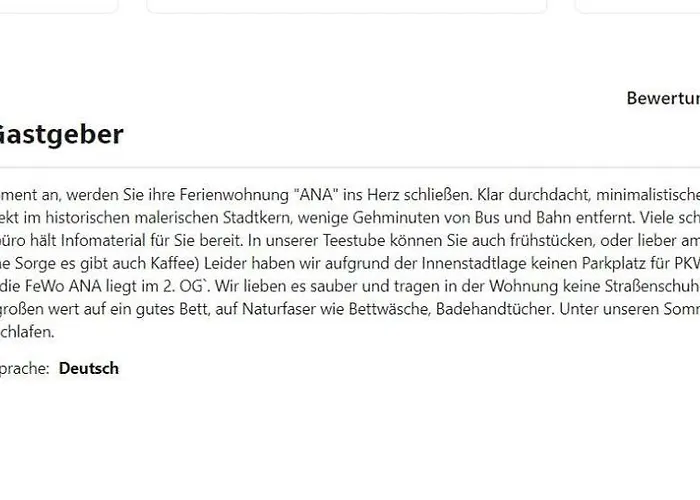 Apartment Teestube Ana Wernigerode